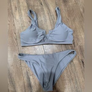Gray bathing suit